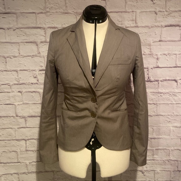 Body by Victoria Taupe Suit Jacket Blazer - Picture 1 of 8